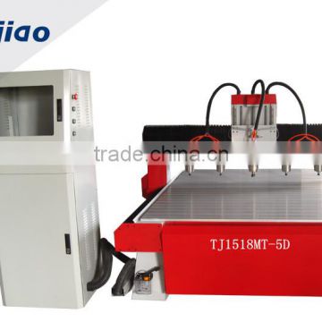 5 axis cnc woodwooking router machine with TJ-1518