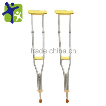Easy Adjustable Aluminum Crutches, thick aluminum axillary crutch in stock, walking crutch support small order GZ-LHJ03