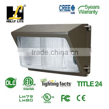 DLC UL CUL listed 150W HID Equivalent LED Wall Pack 5 years warranty
