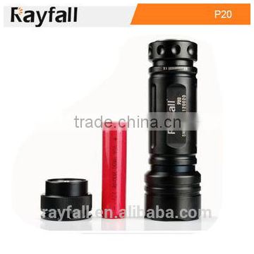 aluminum alloy high quality powerful 18650 battery best led flashlight with CE ROHS certificate