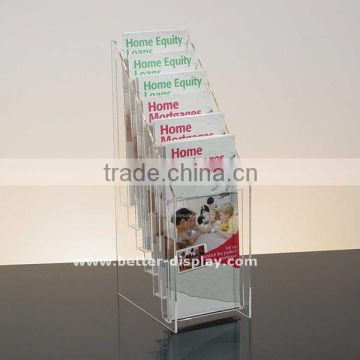 Three Layers Desktop Acrylic Brochure Displaying Holders