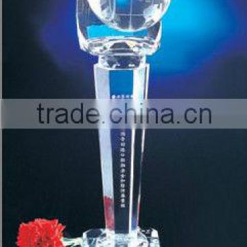 Simple K9 crystal trophy special for promotional gift