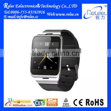 2015 Hot selling product bluetooth phone watch fashionable android smart watch camera GV18