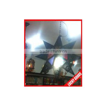 indoor decorative black moroccan star lantern wholesale