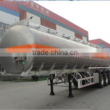 Minghang brand 3 Axles 41.8 CBM Aluminium Alloy Crude / Crude Oil Tank.