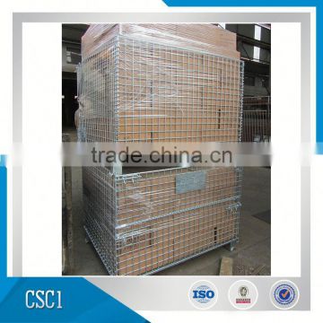 Durable Stacking Steel Wire Basket Pallet