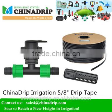 China Drip Irrigation 5/8" Drip Tape tee for lay flat hose