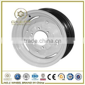 W10x24 steel wheel rim of farm tractor