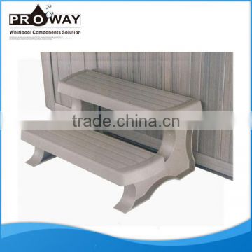 Outdoor Spa Stairs PP Material Bathtub Foot Step Outdoor Spa Hot Tub Steps