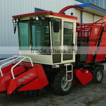 2-in-1 Corn and Corn Stalk Combine Harvester with 2 Storage Houses