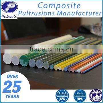 non-conductive life maintenance free round fiberglass rods