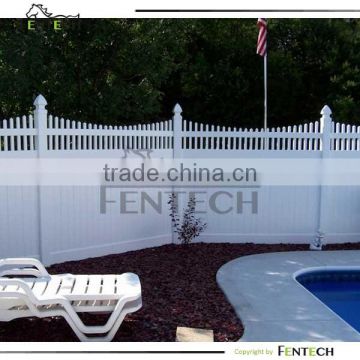Useful low cheap pvc privacy fence panel for pool