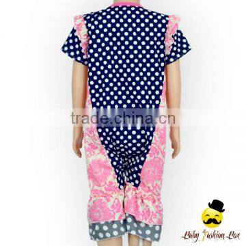 Kids Modeling Clothes Suits Polka Dots Ruffle Short Sleeve With Snaps Summer Baby Girl One Piece Harem Bodycon Jumpsuit Clothes