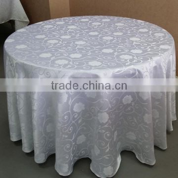cheap jacquard round table cloth