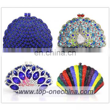 Crystal evening clutch bags/stone cluth bags/ladies clutch bags purse /wedding cluth purse
