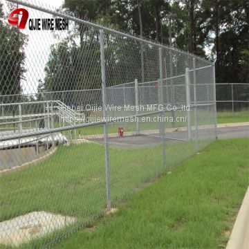 9 Gauge Aluminum Coated Steel Chain Link Fence Privacy Fabric Used in Commercial residential