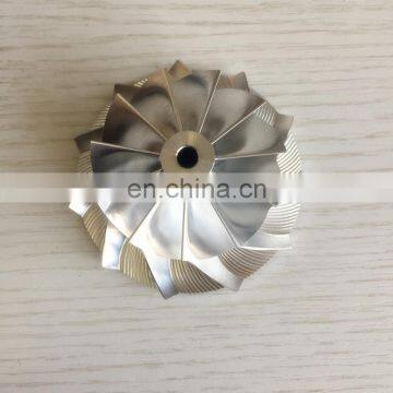 TD04HL 16G 48.30/68.00mm 11+0 blades forward turbo milling/aluminum 2618/billet compressor wheel