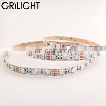 china supplier 14.4W 12V SMD5050 300leds per meter grb led flexible strip