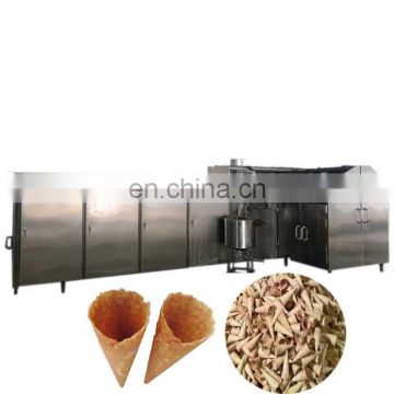 Industrial Commercial Baking Automatic Rolled Sugar Ice Cream Waffle Cone Making Machine Price For Sale