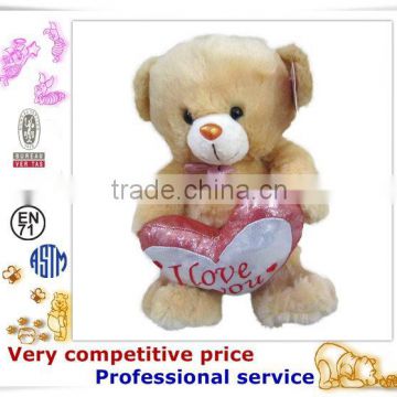 OEM Stuffed Toy,Custom Plush Toys, teddy bear with love heart