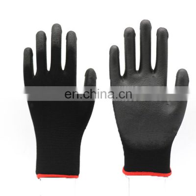 Cheap Safety PU Construction Gloves/PU Coated Builders Mechanic Gloves Construction Grip Gloves