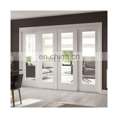 Factory Standard frameless aluminum sectional interior noiseless sliding doors