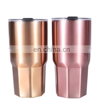 Wholesale octagonal 30oz Stainless Steel Double wall Tumblers