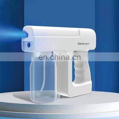 Nano Sterilizing Gun Handheld Wireless USB Rechargeable Blue Ray Disinfection Sterilizer Nano Spray Gun Electric Atomizer Spray