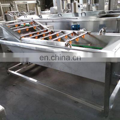 Factory Supply Meat Processing Machine Vegetable Washing Machine With Bubble Water Flow Vegetable Washer Machine