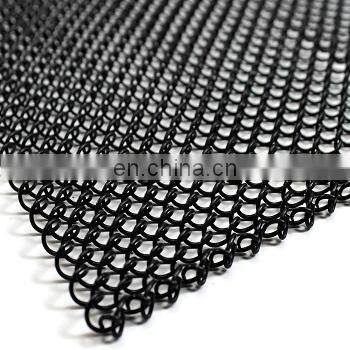 Stainless Steel Chain Link Mesh Fireplace Mesh Screen Curtain