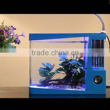 2015 New Model mini fish tank with speaker Wholesale price