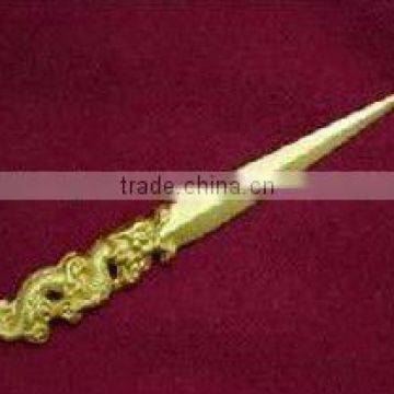 An 3D chinese dragon carving letter opener