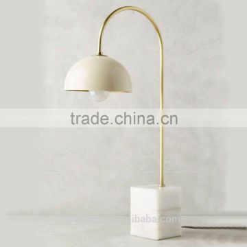 led table lamp with marble for shop or hotel decor china supplier