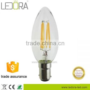 LED filament bulb c35 E27 E26 B22 E14 WITH CE certificate