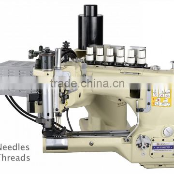 Industrial sewing machine 3needle 6 thread for jeans,jackets