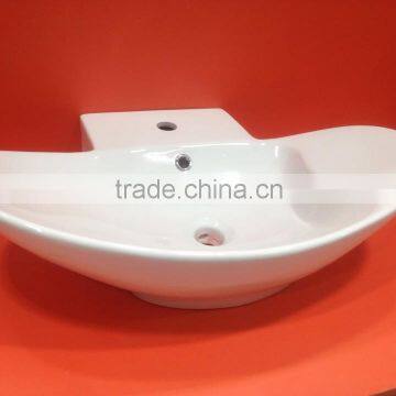Bathroom ceramic wall hung sink basin (BSJ-A8429)
