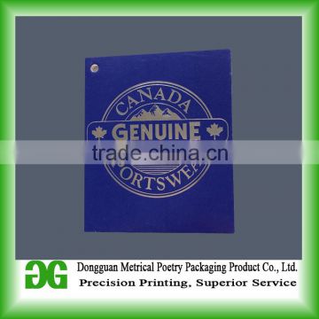 Factory Directly Custom High Quality Garment Paper Hang Tag in China