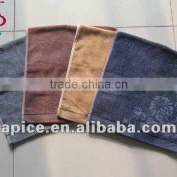 home textile 100% cotton yarn dyed small face towel