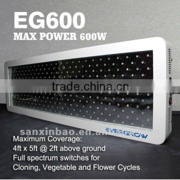 300X3W Hydroponics Low Power Consumption Led Grow Light EG600