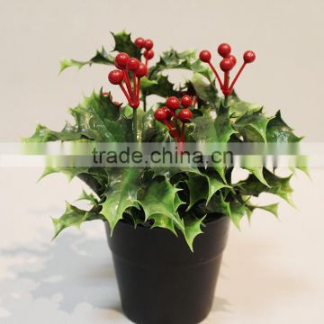Bestselling Artificial Potted Chrismas Bonsia Plants for Festive Decor