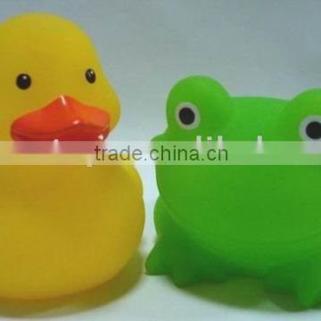 rubber bath floating flashing LED duck