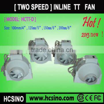 High Efficiency Plastic Inline Fan with Two Speed