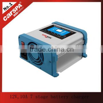 Hot sell 12V 10A lead-acid battery charger,factory price battery charger