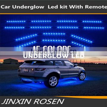 12V 15 Changeable Color Car Under glow LED Light Kit with Controller
