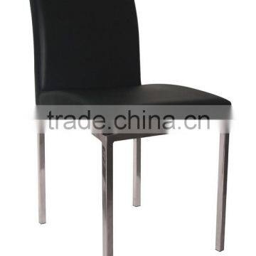 Chrome leg dining chair