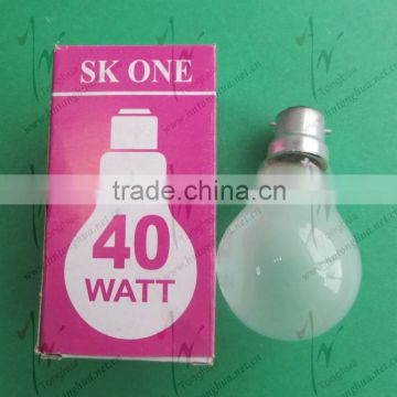 220-240V 40W Frosted Bulb B22
