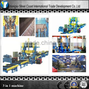 Assembly-welding-straightening 3 in 1 machine for h beam