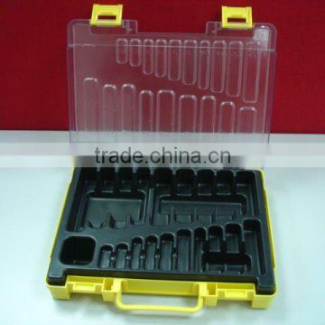 Clear plastic tool case for 170 pcs HSS drills CR 212/01