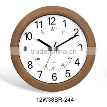 24" big size wall mounted clock wooden wall clock