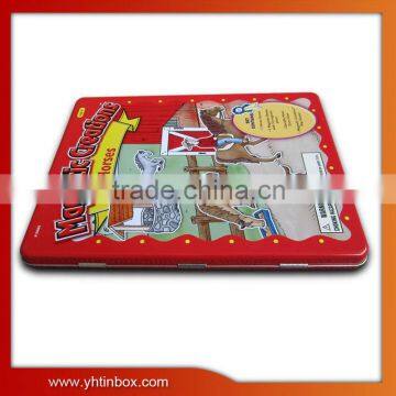 full color pencil wax tin case